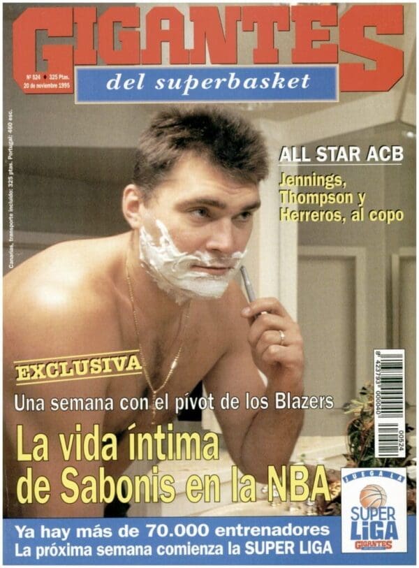La vida íntima de Sabonis en la NBA (Nº524 noviembre 1995)0