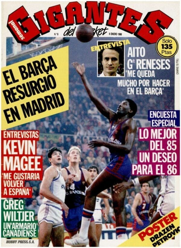 El Barça resurgió en Madrid (Nº9 enero 1986)0