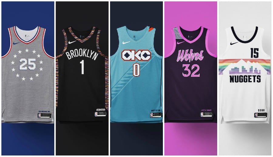Los nuevos uniformes que lucirán los equipos NBA en la 2017-18