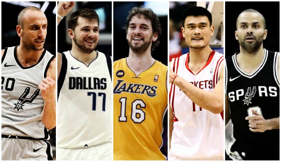 Jugadores internacionales en la NBA: el mejor, país por país